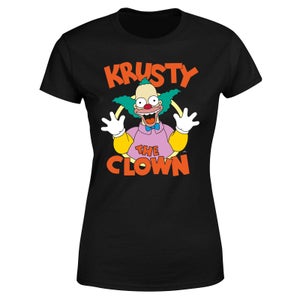 The Simpsons Krusty The Clown Women's T-Shirt - Black