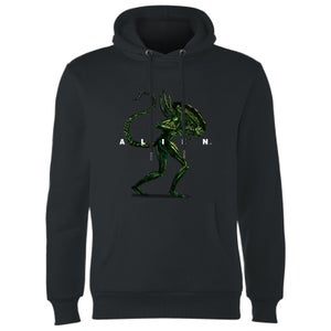 Alien Full Side Hoodie - Black