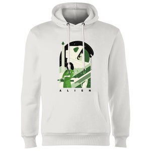 Ripley Space Collage Hoodie - White