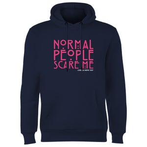 Normal People Scare Me Hoodie - Navy