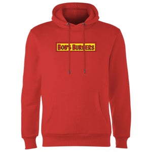 Block Logo Hoodie - Red