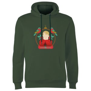 Home Alone Christmas Bauble Hoodie - Green