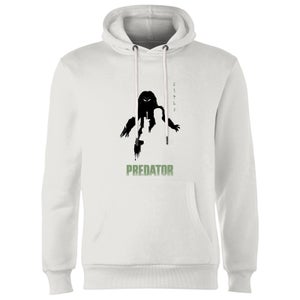Predator Silhouette Poster Hoodie - White