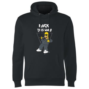 The Simpsons Rock This Way Hoodie - Black