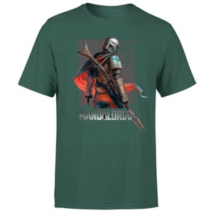 Star Wars The Mandalorian Colour Edit Men's T-Shirt - Green