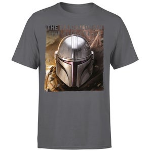 Star Wars The Mandalorian Focus Men's T-Shirt - Charcoal