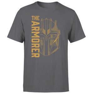 Star Wars The Mandalorian The Armorer Men's T-Shirt - Charcoal