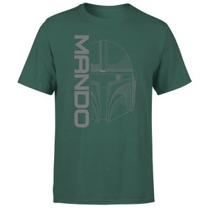 Star Wars The Mandalorian Mando Men's T-Shirt - Green