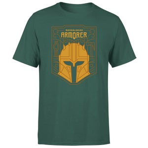 Star Wars The Mandalorian The Armorer Badge Men's T-Shirt - Green