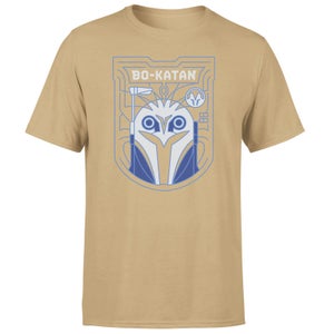 Star Wars The Mandalorian Bo-Katan Badge Men's T-Shirt - Tan
