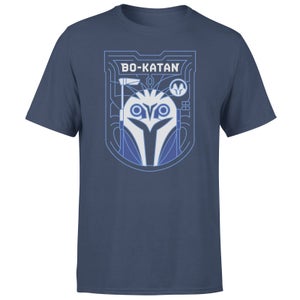 Star Wars The Mandalorian Bo-Katan Badge Men's T-Shirt - Navy