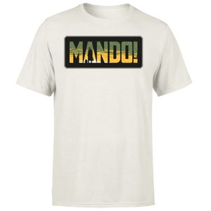 Star Wars The Mandalorian Mando! Men's T-Shirt - Cream