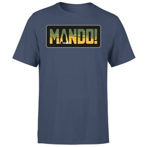 Star Wars The Mandalorian Mando! Men's T-Shirt - Navy