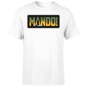Star Wars The Mandalorian Mando! Men's T-Shirt - White