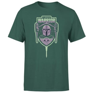 Star Wars The Mandalorian Fierce Warrior Men's T-Shirt - Green