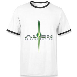Alien Logo Men's Ringer T-Shirt - White/Black