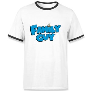 Family Guy Logo Men's Ringer T-Shirt - White/Black