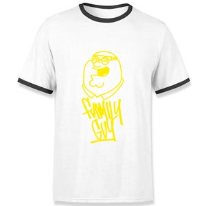 Family Guy Yellow Pete Men's Ringer T-Shirt - Charcoal/Black
