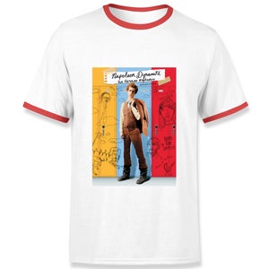 Napoleon Dynamite Poster Men's Ringer T-Shirt - White/Red