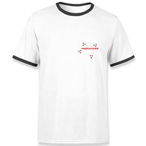 Predator Targeted Logo Men's Ringer T-Shirt - White/Black