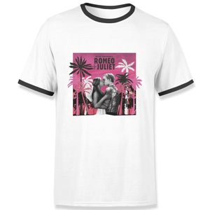 Romeo and Juliet Palmtree Men's Ringer T-Shirt - Charcoal/Black