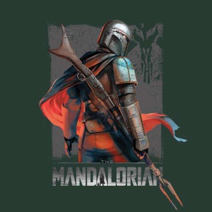 Star Wars The Mandalorian Colour Edit Hoodie - Green