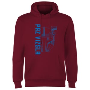 Star Wars The Mandalorian Paz Vizsla Hoodie - Burgundy