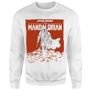 Star Wars The Mandalorian Storm Sweatshirt - White