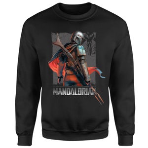 Star Wars The Mandalorian Colour Edit Sweatshirt - Black
