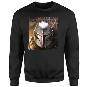Star Wars The Mandalorian Focus Sweatshirt - Black