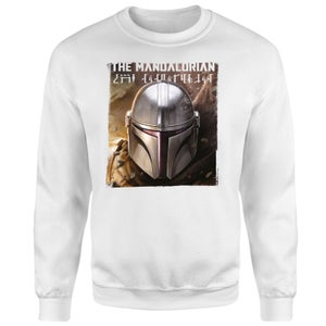 Star Wars The Mandalorian Focus Sweatshirt - White