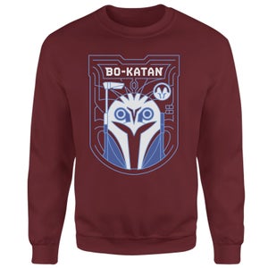 Star Wars The Mandalorian Bo-Katan Badge Sweatshirt - Burgundy