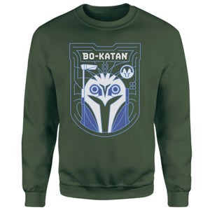Star Wars The Mandalorian Bo-Katan Badge Sweatshirt - Green