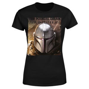 Star Wars The Mandalorian Focus Women's T-Shirt - Black