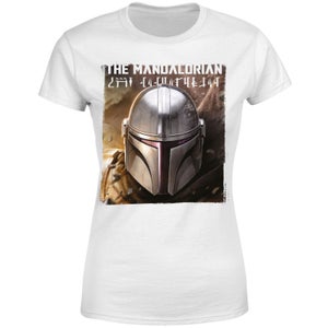 Star Wars The Mandalorian Focus Women's T-Shirt - White