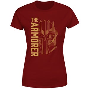 Star Wars The Mandalorian The Armorer Women's T-Shirt - Burgundy