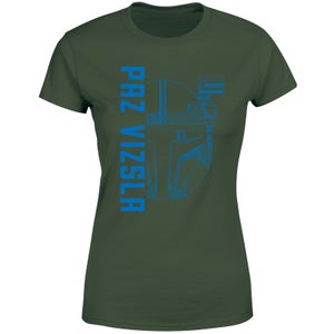 Star Wars The Mandalorian Paz Vizsla Women's T-Shirt - Green