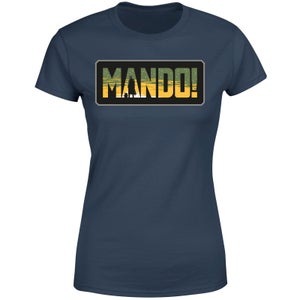 Star Wars The Mandalorian Mando! Women's T-Shirt - Navy