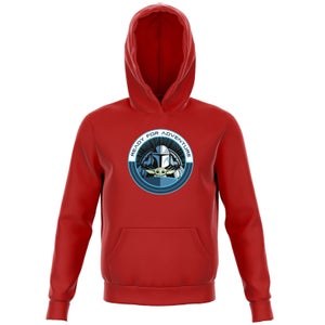 Star Wars The Mandalorian Ready For Adventure Kids' Hoodie - Red