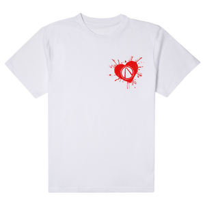 Borderlands Matching Bloody Vault Heart Men's T-Shirt - White