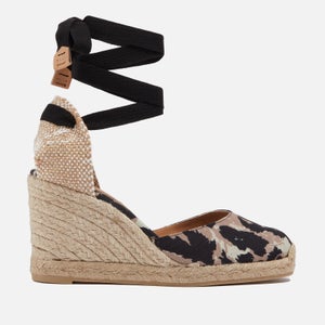 Castañer x Diane Von Furstenberg Women's Carina Canvas Wedge Espadrilles