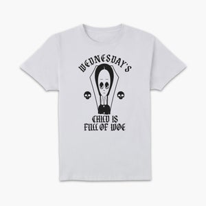 T-shirt Homme Wednesday's Child of Woe - Blanc