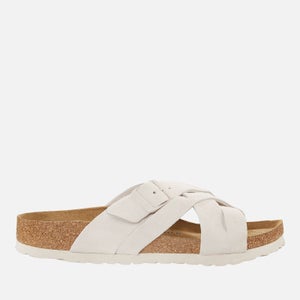 Birkenstock Lugano Cross Front Suede Sandals
