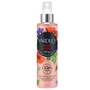 Yardley Poppy & Violet Moisturising Body Mist 200ml