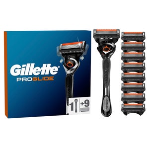 Gillette Proglide Value Pack: Handle + 9 Razor Blades