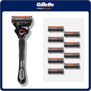 Gillette Proglide Value Pack: Handle + 9 Razor Blades