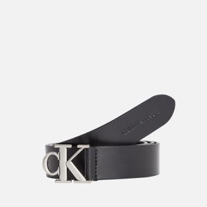 Calvin Klein Jeans Round Mono Leather Belt