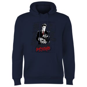 American Psycho Not There Hoodie - Navy