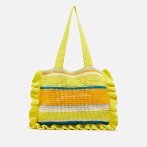Ganni x Coggles Crocheted Cotton Tote Bag