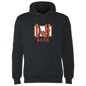 The Simpsons Duff Beer Logo Hoodie - Black
